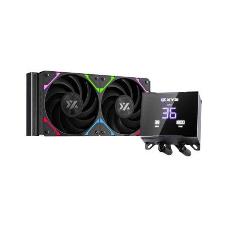 Kit Watercooling AIO XYZ Hydrotemp RGB - 240mm (Noir)