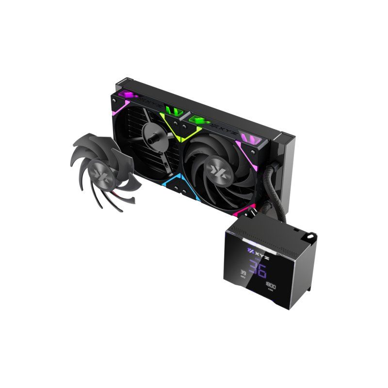 Kit Watercooling AIO XYZ Hydrotemp RGB - 240mm (Noir)