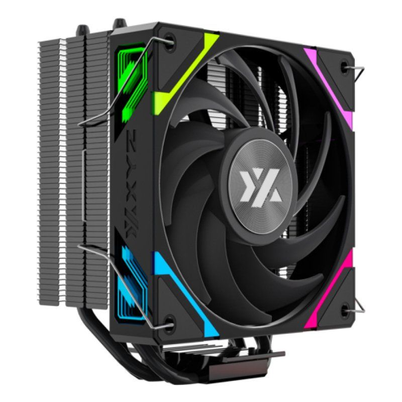 Ventilateur pour processeur XYZ Thermax 4 RGB (Noir)