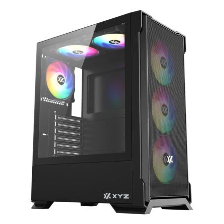 XYZ AIRONE 300-X MESH Midi Tower Black