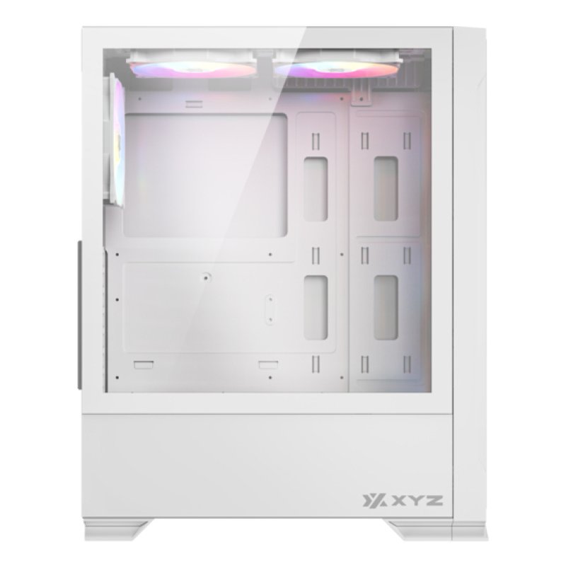 Boitier Moyen Tour ATX XYZ AirOne 300 X Mesh RGB avec panneau vitré (Blanc)