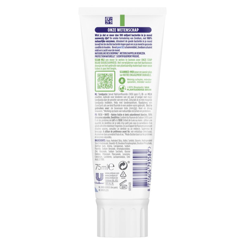 Zendium Fresh White Dentifrice blanchissant 75 ml