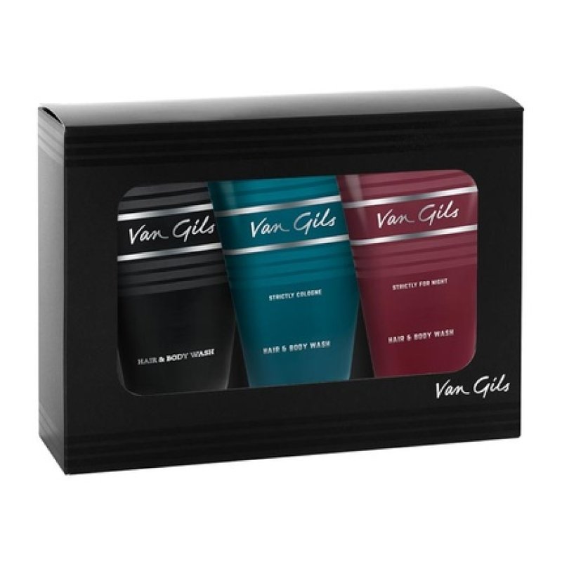 Geschenkset Van Gils Gvph Strictly For Men Hair & Shower Gel 3x