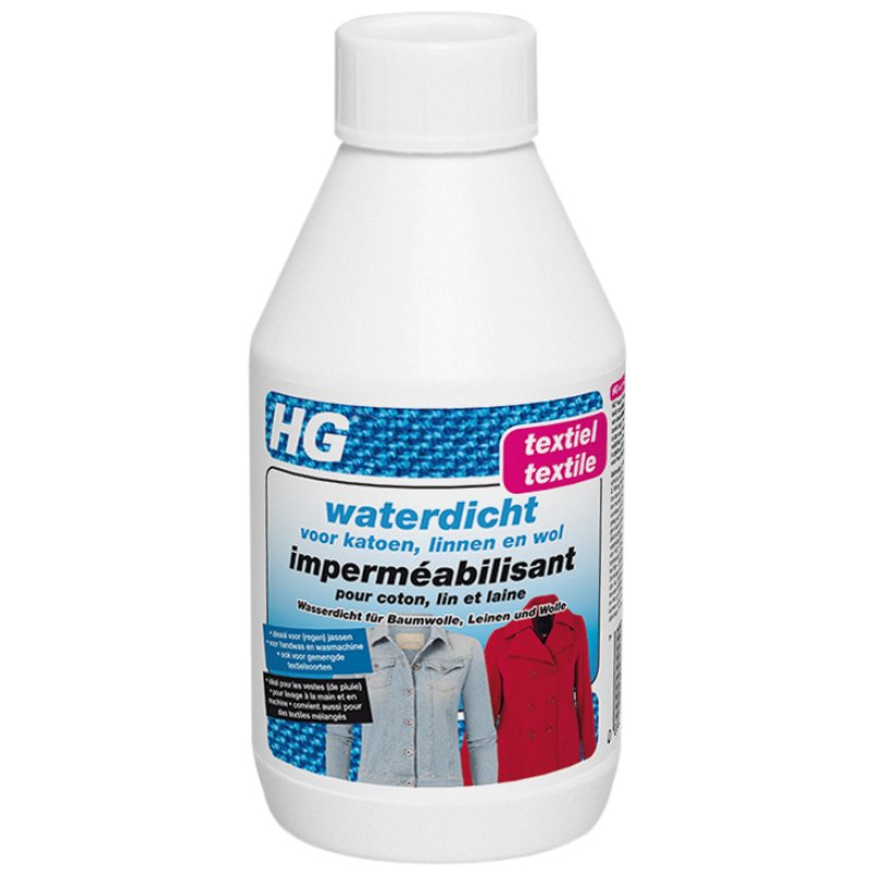 HG Imperméabilisant pour coton, lin, laine et textiles mélangés