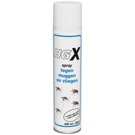 HG spray against mosquitoes and flies