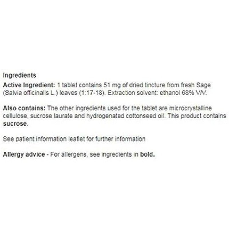 A. Vogel Menoforce Sage 30 Tablets