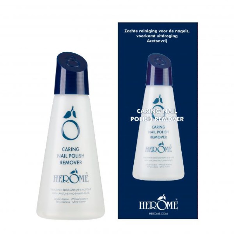 Herome Nail Polish Remover 120ml Acetone Free Suitable for Acrylic Nails Hydrating Formula Mild and Gentle Nail Varnish