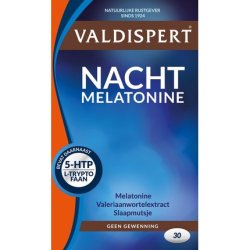 Valdispert Night Melatonin - Natural Supplement - 30 Tablets