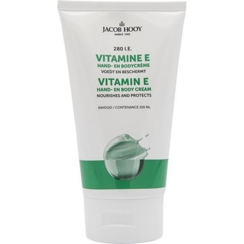 Jacob Hooy Vitamin E Cream Tube 150 Ml