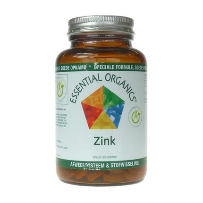 Essential Organics Zinc 25mg - Dietary Supplement
