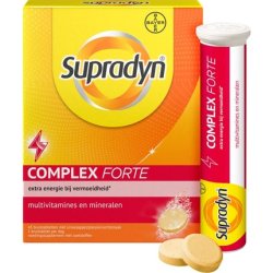 Supradyn Complex Forte Multivitamins - For Extra Energy When Tired - 45 Effervescent Tablets