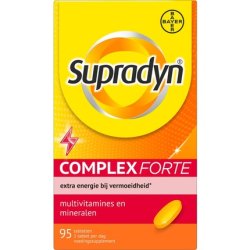 Supradyn Complex Forte Multivitamins - For Extra Energy In Case Of Fatigue - 95 Tablets