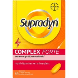 Supradyn Complex Forte Multivitamins - For Extra Energy When Tired - 35 Tablets