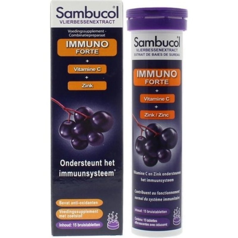 Sambucol Effervescent Tablets - 15 Pcs