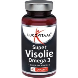 Lucovitaal - Super Fish Oil Omega 3-6 - 60 Capsules - Fish Oil - Dietary Supplement