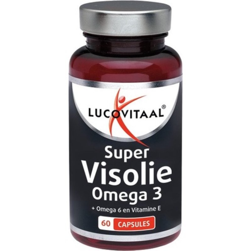 Lucovitaal - Super Fish Oil Omega 3-6 - 60 Capsules - Fish Oil - Dietary Supplement