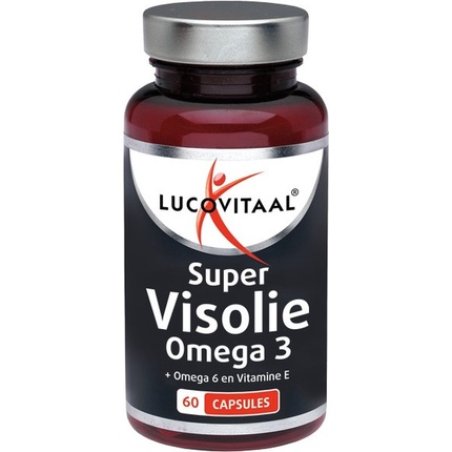 Lucovitaal - Super Fish Oil Omega 3-6 - 60 Capsules - Fish Oil - Dietary Supplement