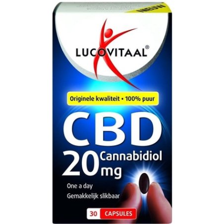 Lucovitaal Cbd 20 Milligram Cannabidiol Food Supplement - 30 Capsules