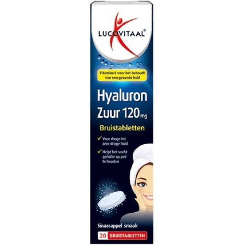Lucovitaal Hyaluronic Acid Effervescent Tablets 20 Tablets