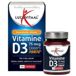Lucovitaal Vitamin D3 75 Micrograms Forte