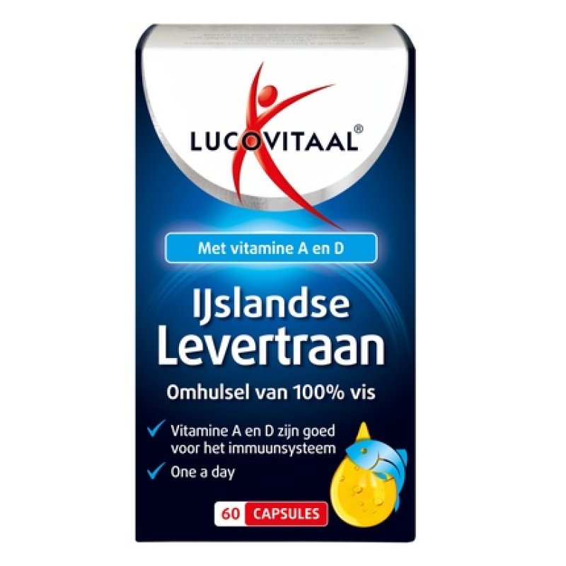 Lucovitaal Icelandic Cod Liver Oil - Health & Wellness Supplement