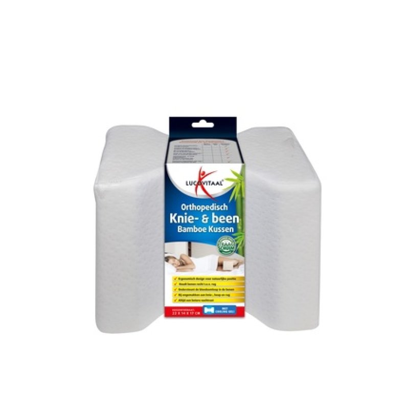 Lucovitaal Bamboo Knee & Leg Pillow