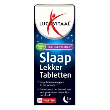 Lucovitaal Sleep Well Tablets - A Natural Sleep Aid For Better Rest