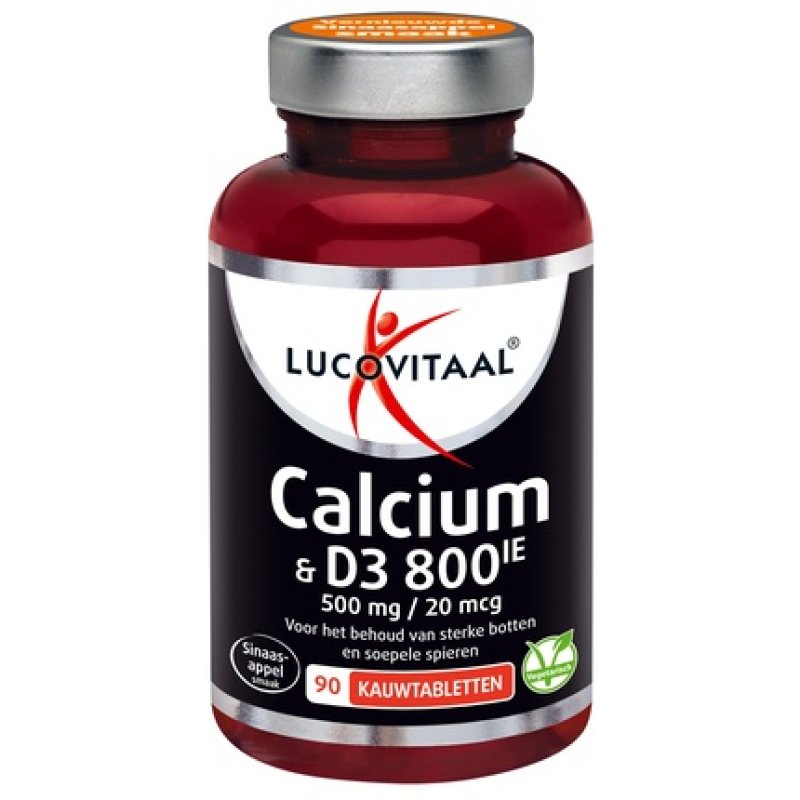 Lucovitaal Calcium 500 Mg Vitamin D3 20 Mcg