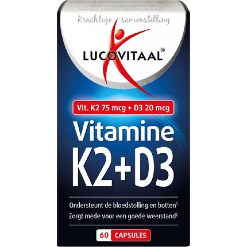 Lucovitaal Vitamin K2 D3 60 Capsules