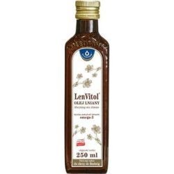 Lenvitol Cold-Pressed Linseed Oil 250ml Oleofarm