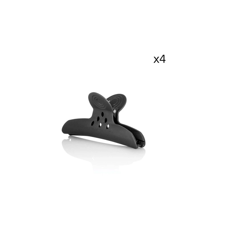 Xanitalia Pro Xan Pro Large Black Hair Clips X4