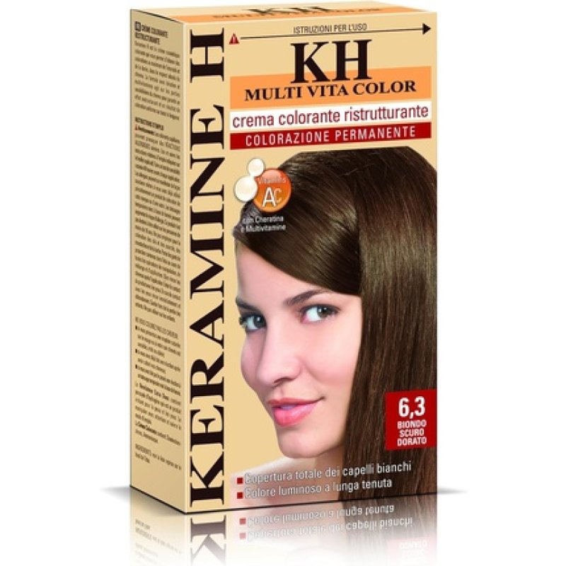 Keramine H Restructuring Coloring Cream Dark Golden Blonde