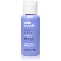 Milk Shake Silver Shine Shampoo for Gray and Blonde Hair - 50 ml