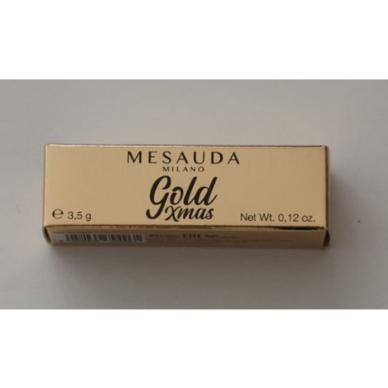Mesauda Gold Xmas Lipstick 301 Opulent Shine