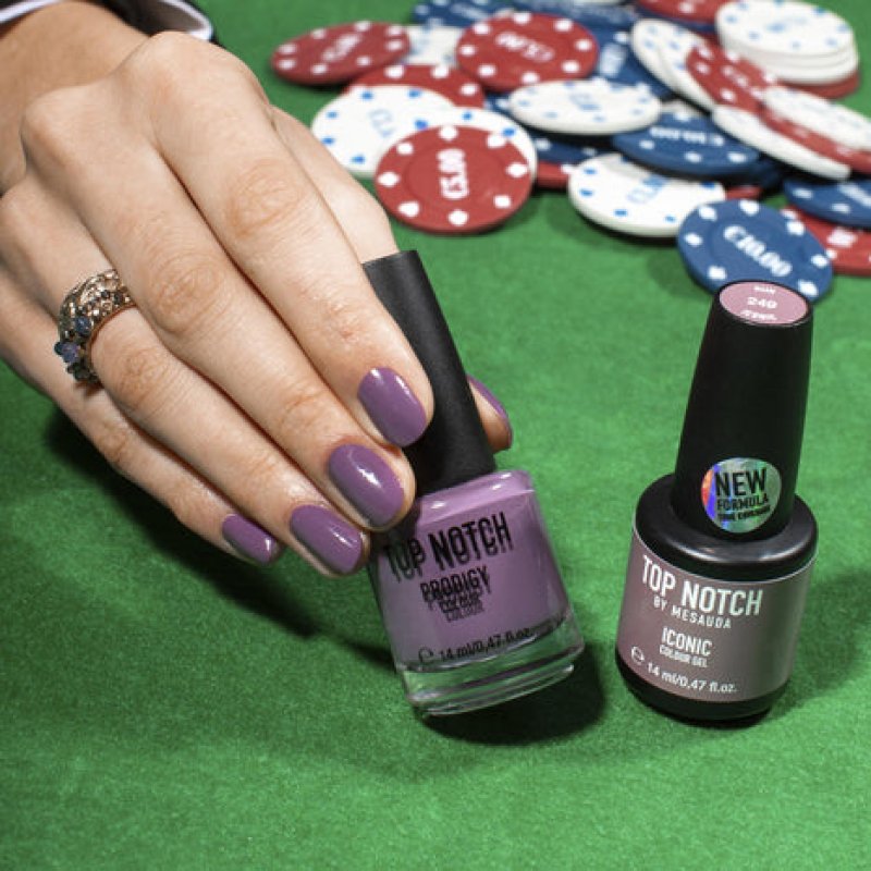 Top Notch by Mesauda Iconic Colour Gel nail polish 14 ml Purple