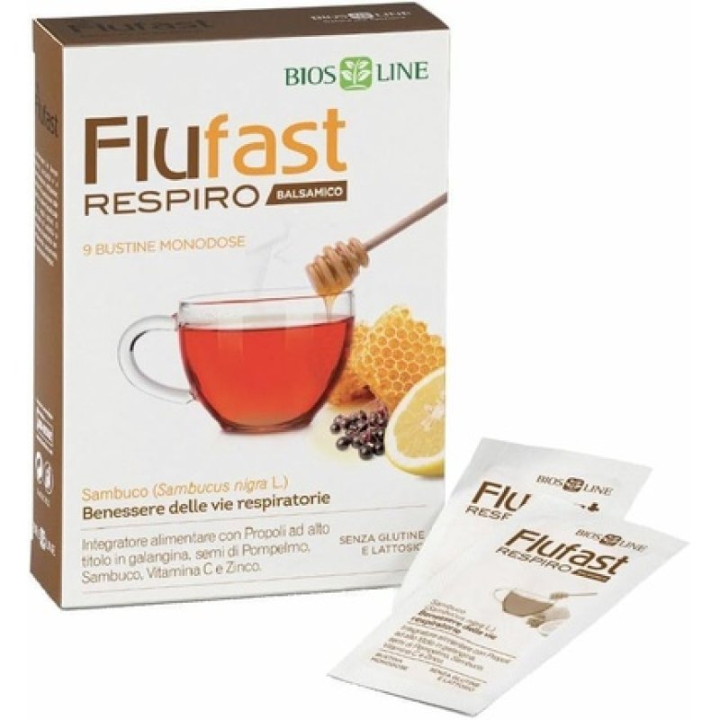 Bios Line Apix Propoli Flufast Balsamic Breath 9 Sachets