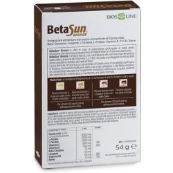 BETASUN Bronze Novelty Skin Preparation Supplement for Intense Tanning and Durability 60 Tablets