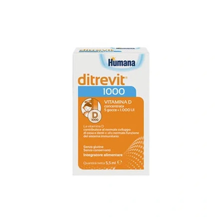 Humana Ditrevit 1000 Vitamin D Supplement Drops 55 Ml