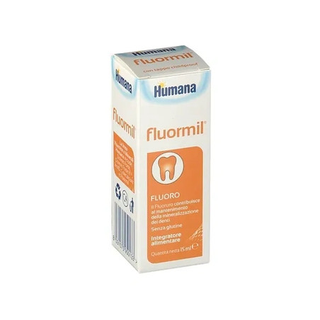 Humana Fluormil Dietary Supplement Based On Fluoride 15 Milliliters