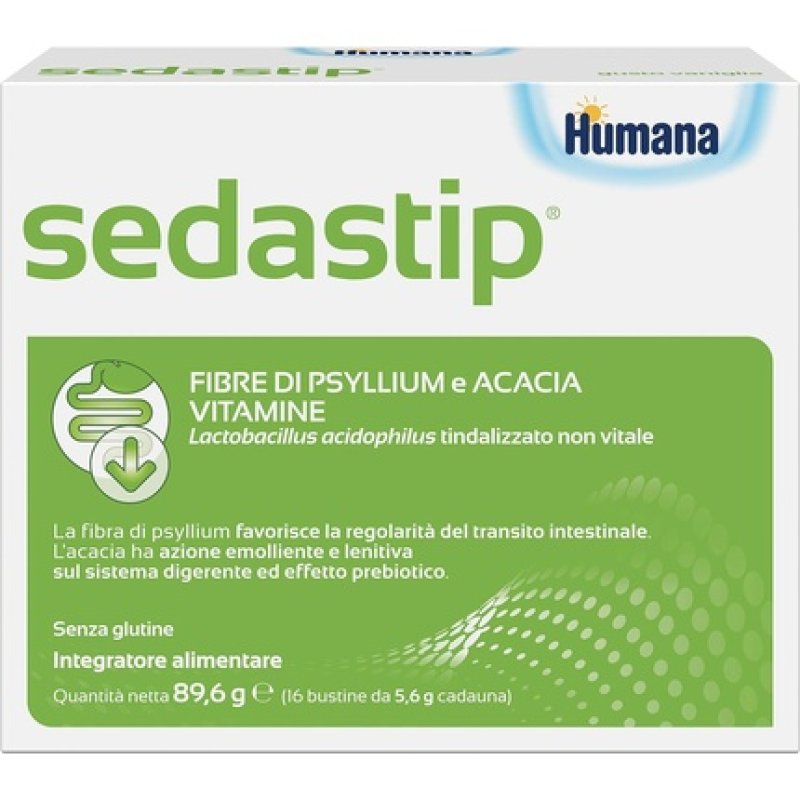 Sedastip Vanilla Dietary Fiber Supplement 16 Sachets