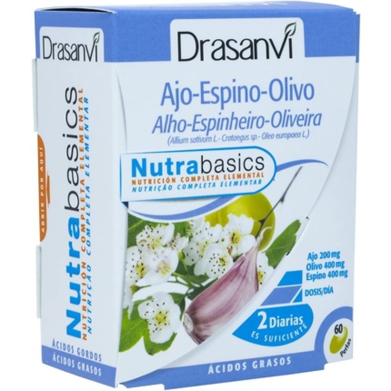 Drasanvi Garlic Olive Wood 500mg 60 Pearls