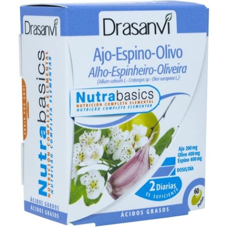 Drasanvi Garlic Olive Wood 500mg 60 Pearls