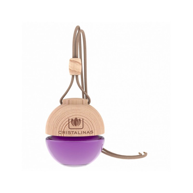 Cristalinas Car Air Freshener Fruits Bos Glass Purple