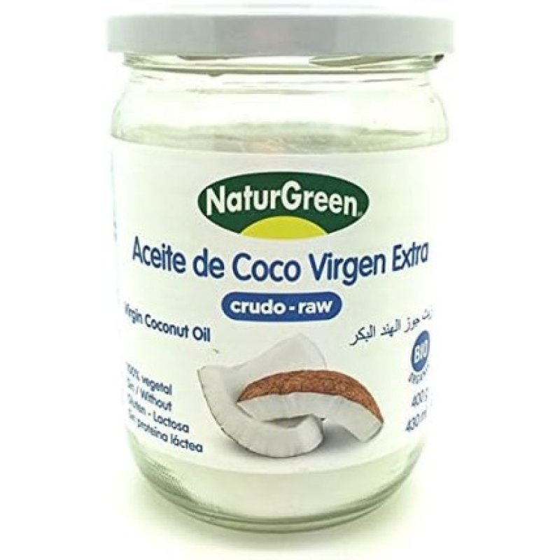 NaturGreen Organic Coconut Virgin Oil 430ml 400g