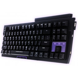 Clavier Gamer mécanique (Kailh Brown) Tesoro compatible Tizona USB (Noir)