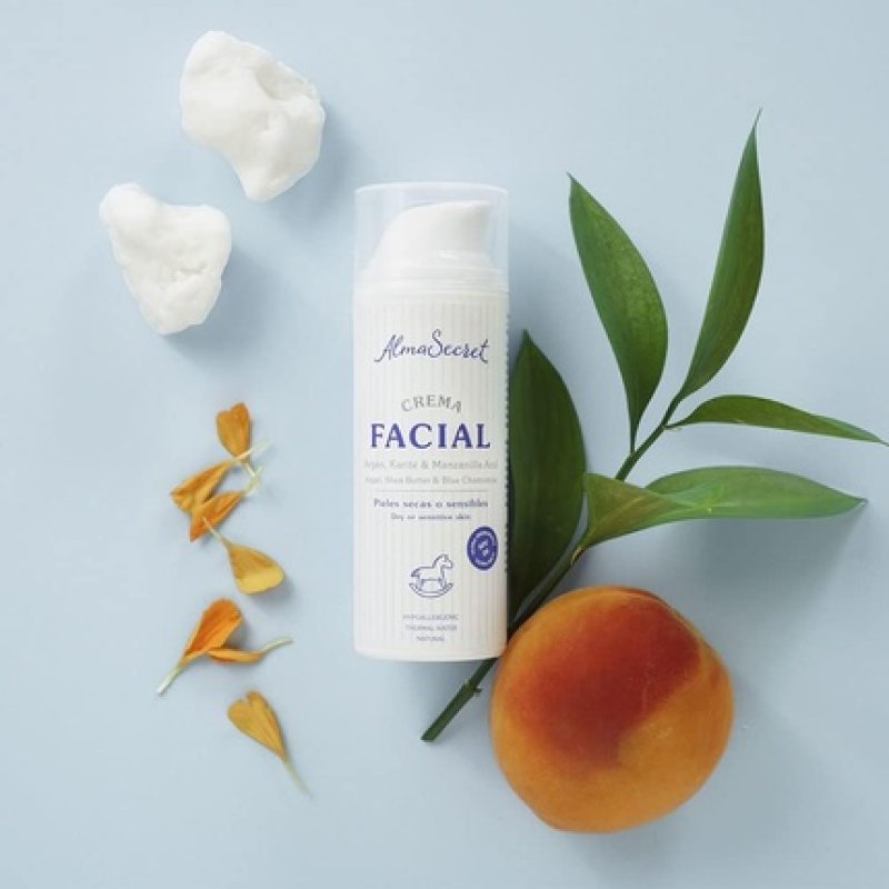 Soul Secret Face Cream with Argan, Shea and Chamomile Blue SPF 20 50ml