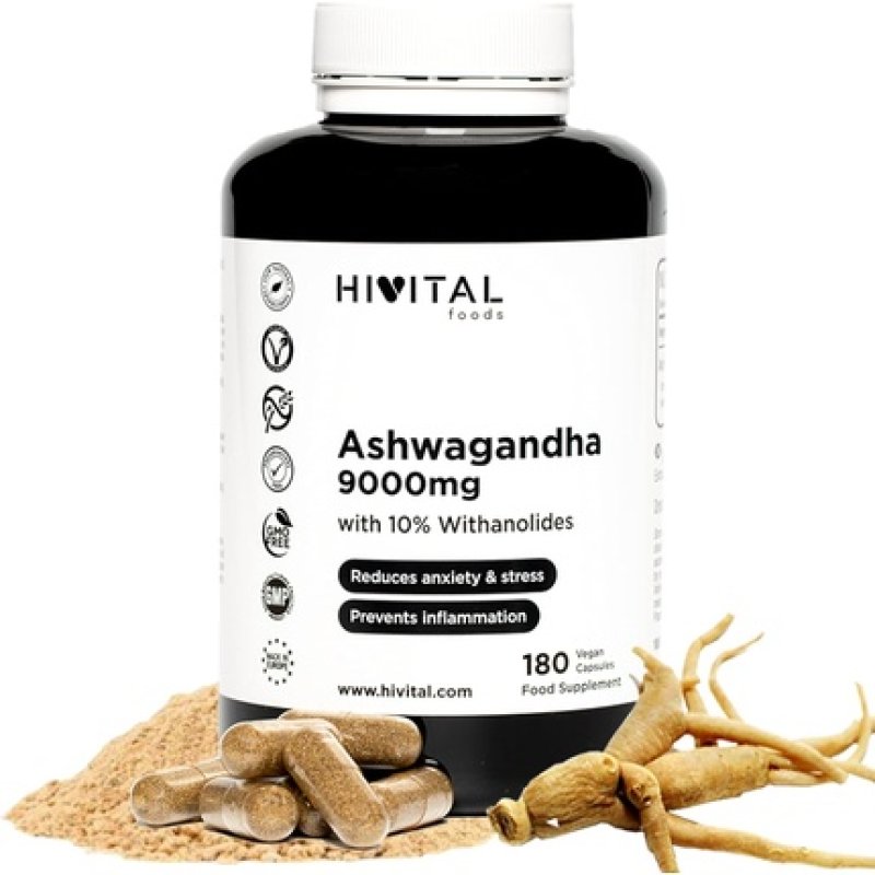 Ashwagandha 9000mg 180 Vegan Capsules