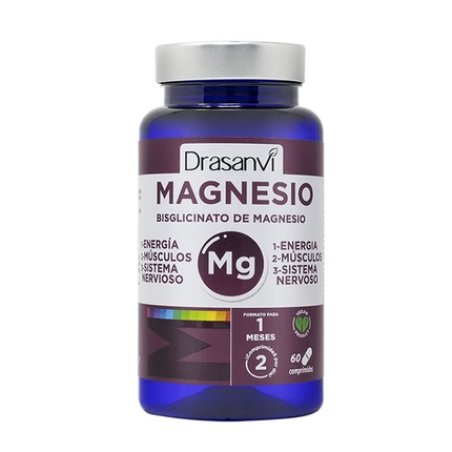 Drasanvi Magnesium Bisglycinate 60 Tablets - Dietary Supplement