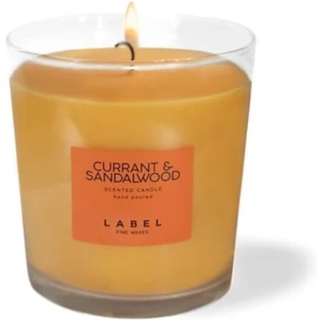 Label Scented Candle Currant Sandalwood 220g