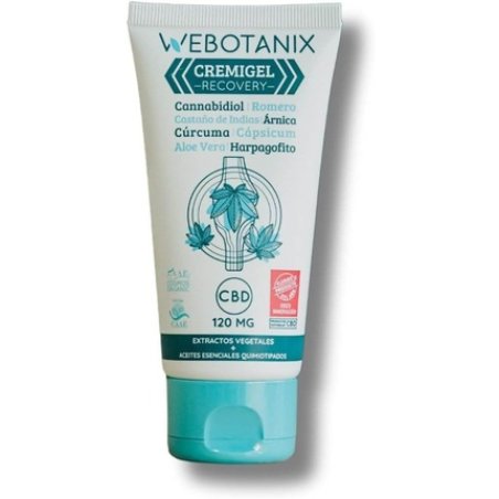 Webotanix CBD Cream Gel Organic Ointment with Hemp Against Pain 50ml